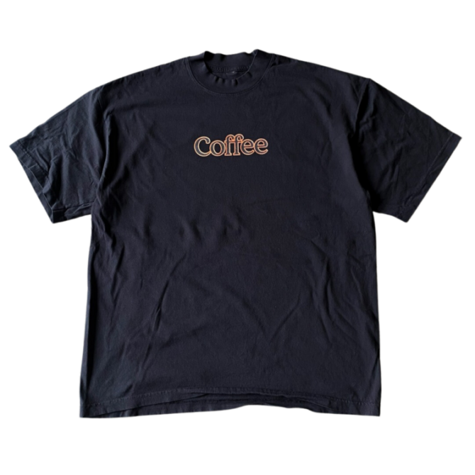 T-Shirt Coffee Text