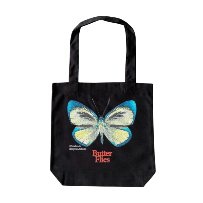 Sac ToteBag papillon bleu