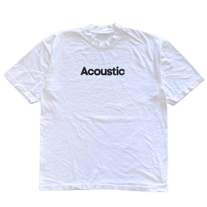 T-Shirt Acoustic Text