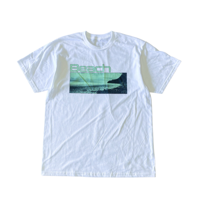 T-shirt Teal Beach