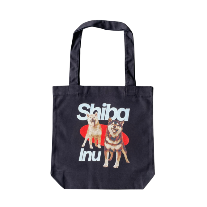 Sac ToteBag Shiba Inu souriant