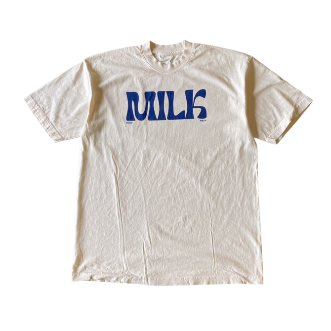 T-Shirt Milk Text