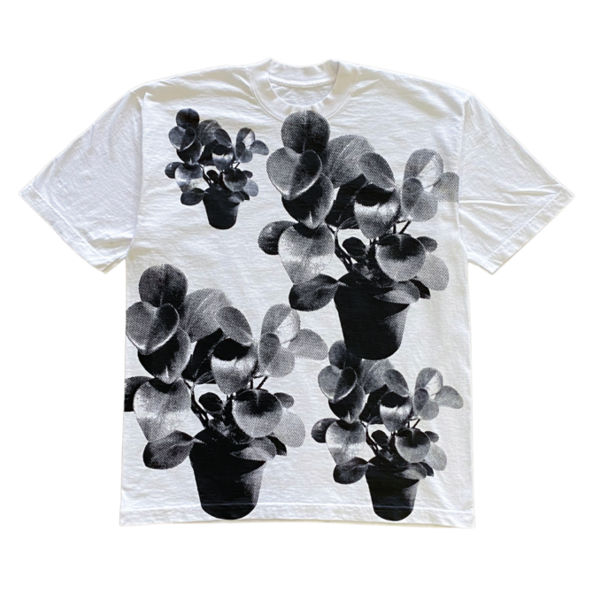 T-shirt Plantes Noires