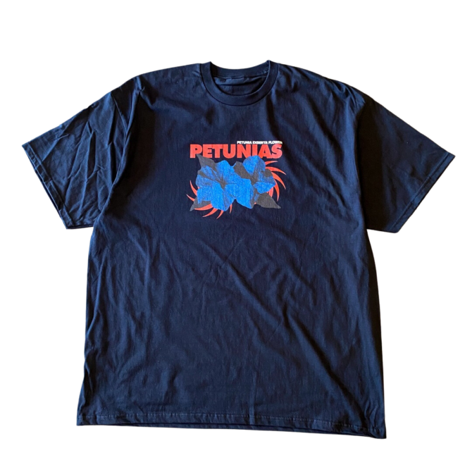 T-shirt Pétunias Bleus