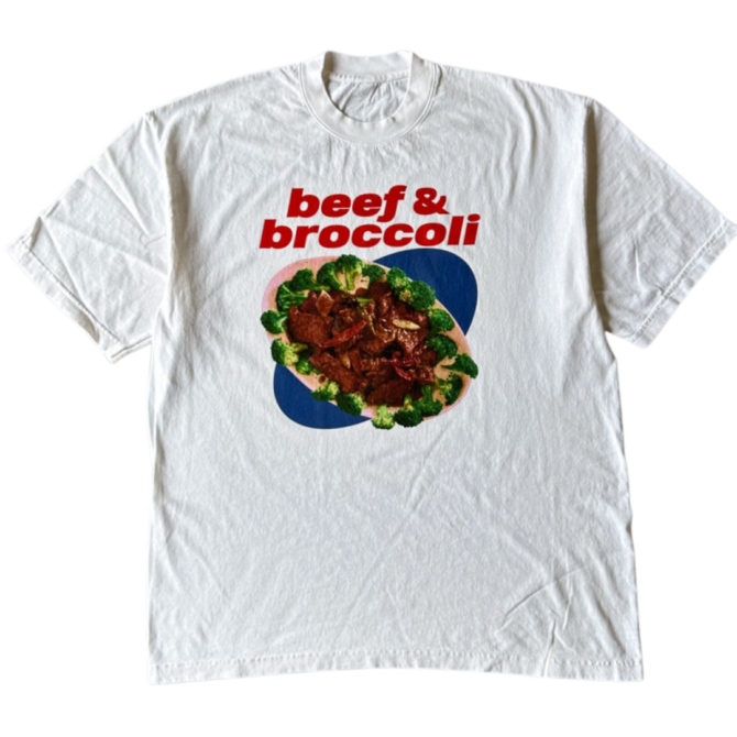 T-Shirt Beef and Broccoli