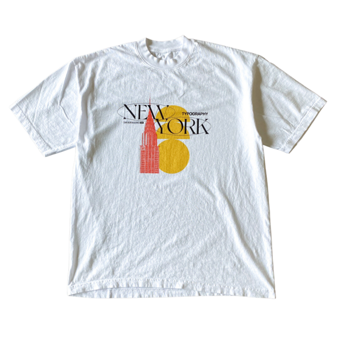 T-Shirt New York Typography