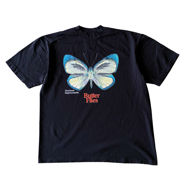 T-Shirt Blue Butterfly