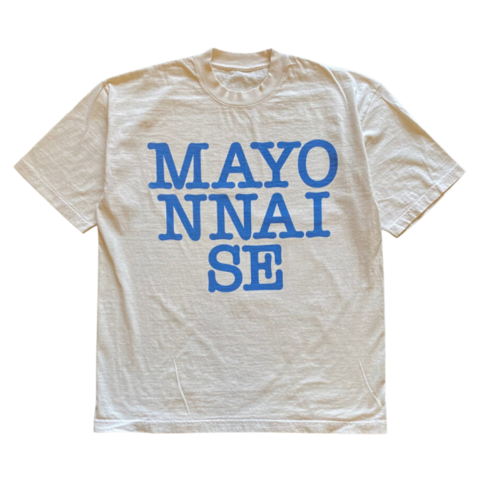 T-shirt Mayonnaise Text