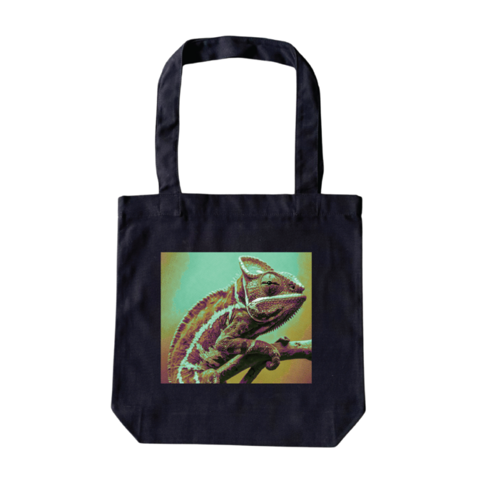 Sac ToteBag caméléon encadré