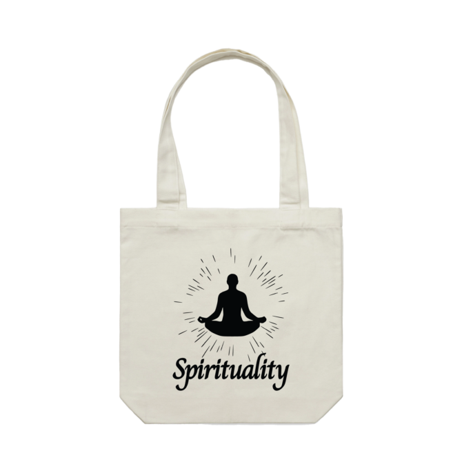 Sac ToteBag avec texte de spiritualité