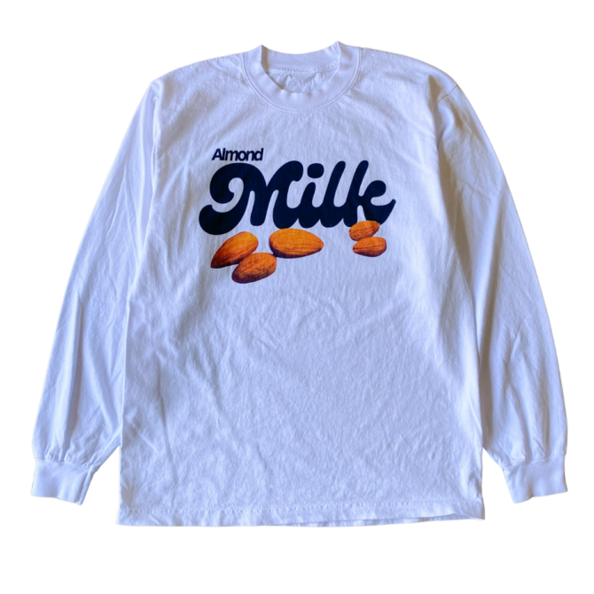 T-Shirt Almond Milk Curve L/S