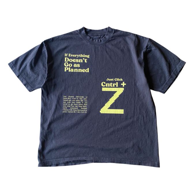 T-Shirt Ctrl Z