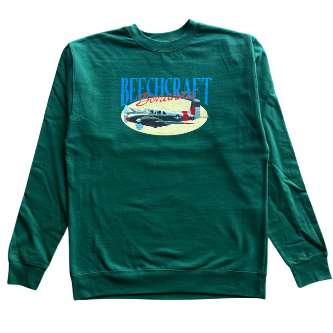 T-Shirt Beechcraft Bonanza v2 Crewneck