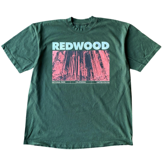 T-shirt Parc National Redwood